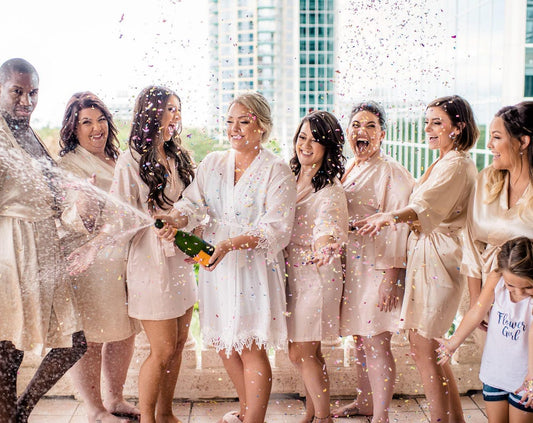 Bridesmaid Robes, Satin Robes, Bridesmaid Gifts