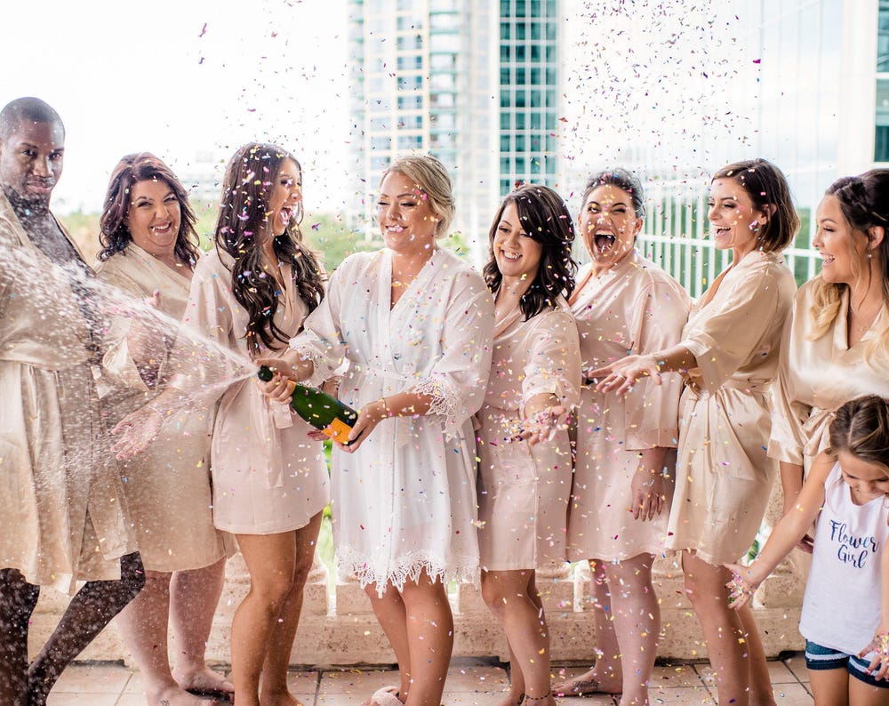 Bridesmaid Robes, Satin Robes, Bridesmaid Gifts